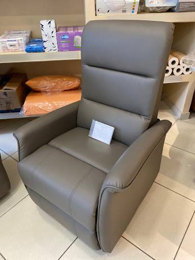 Fauteuil releveur Initio PU moka 1 moteur à Marseille et Nice